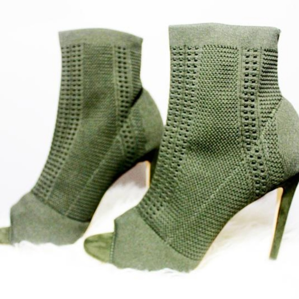 RYAN - Olive Bootie - Picture 3 of 5